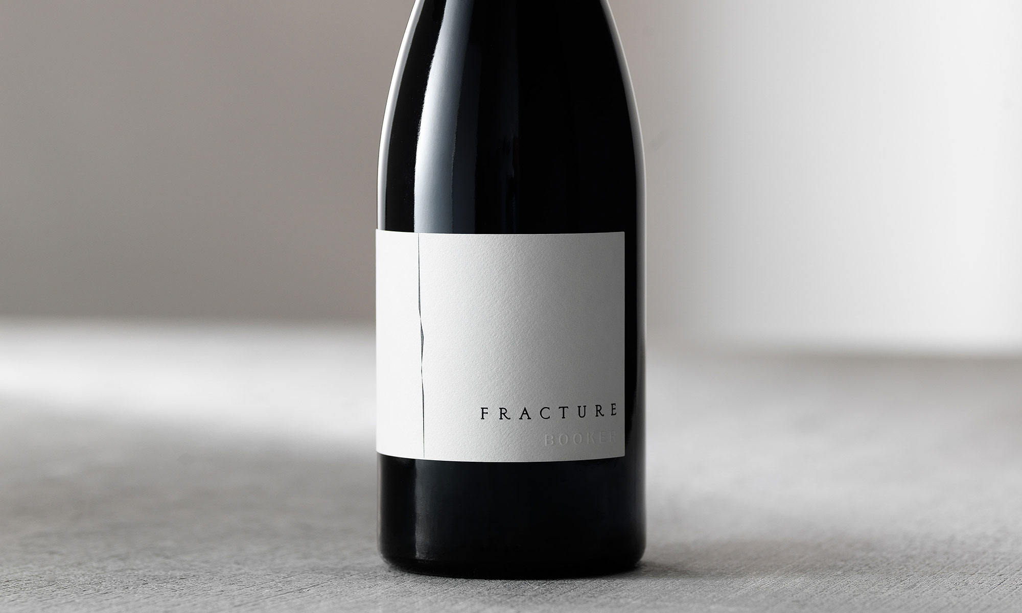 a bottle of fracture wine