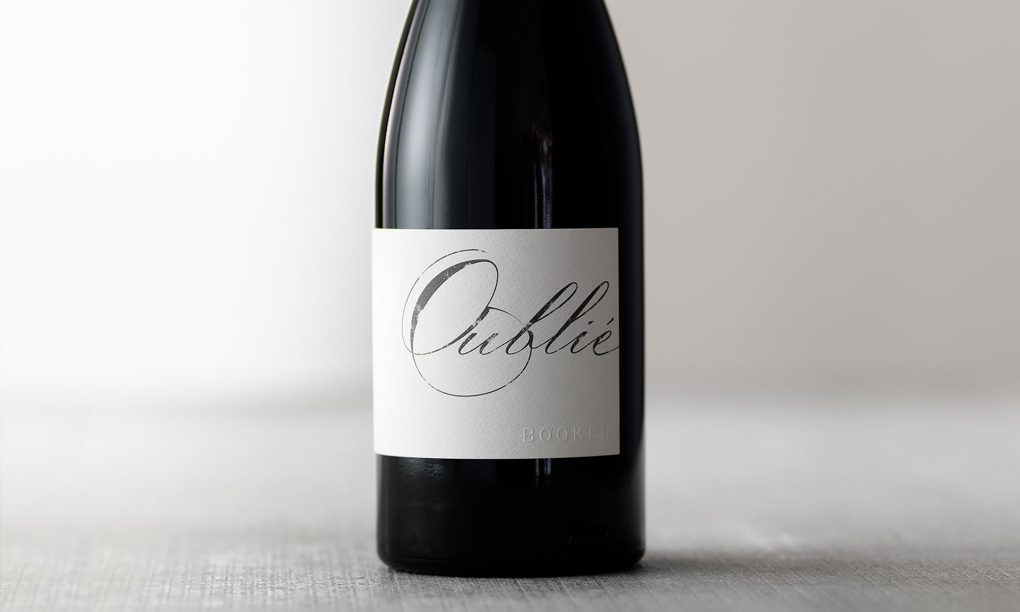 Bottle of Oublie wine