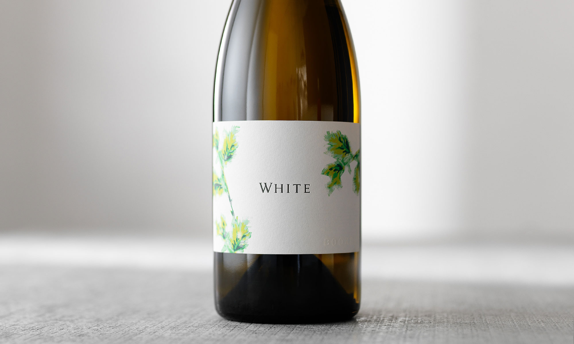 A Bottle of Booker white wine