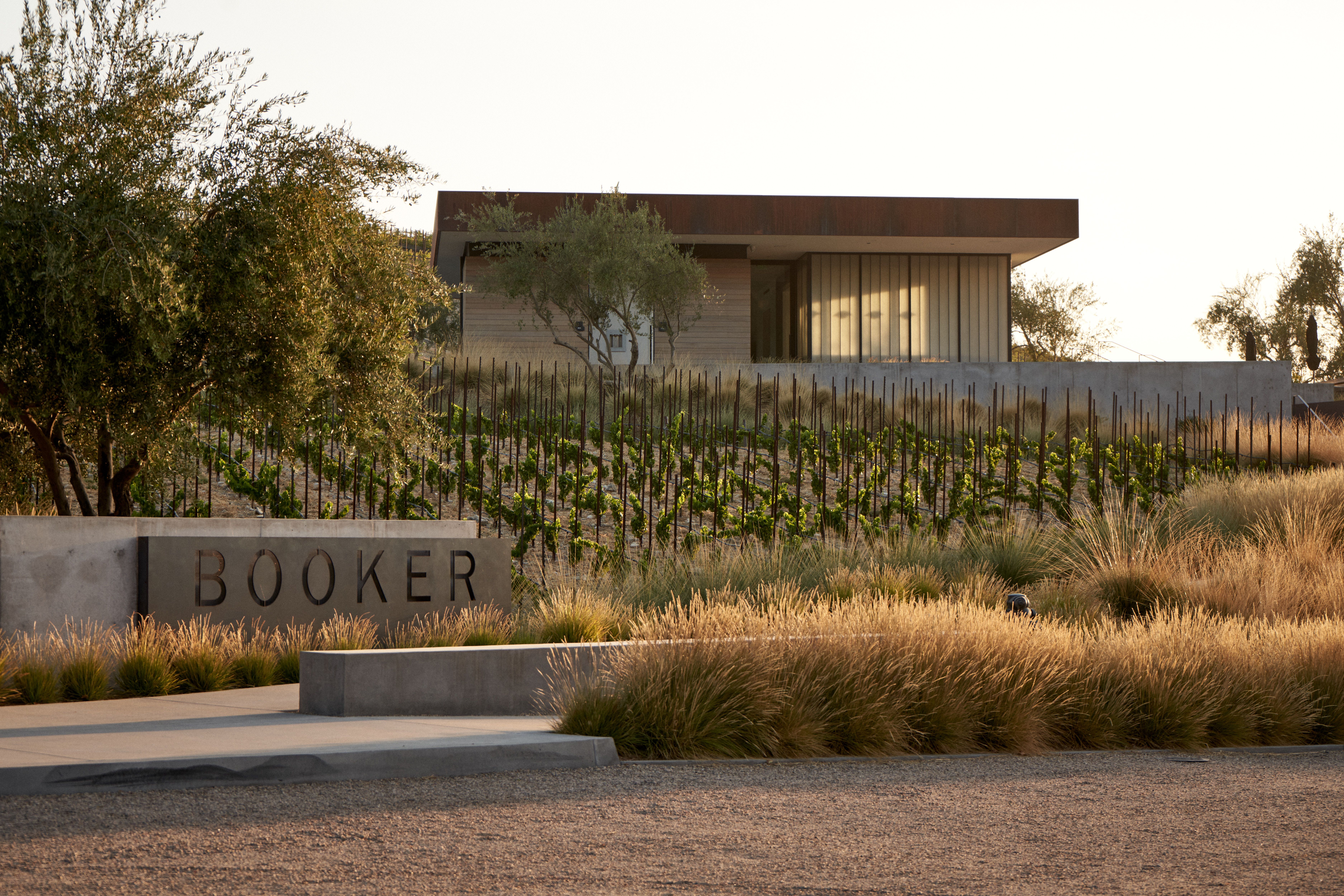 Green Grass overlooking tasting room