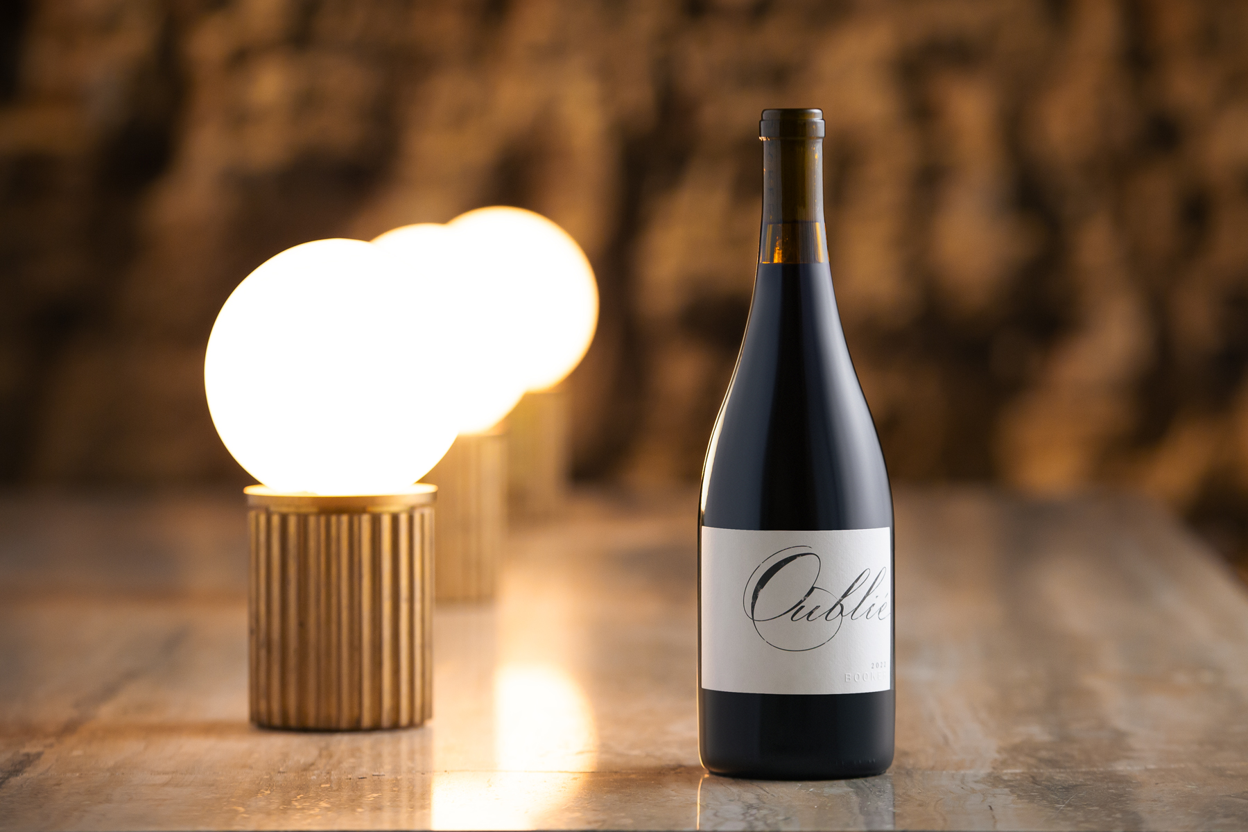 Bottle of Oublie wine