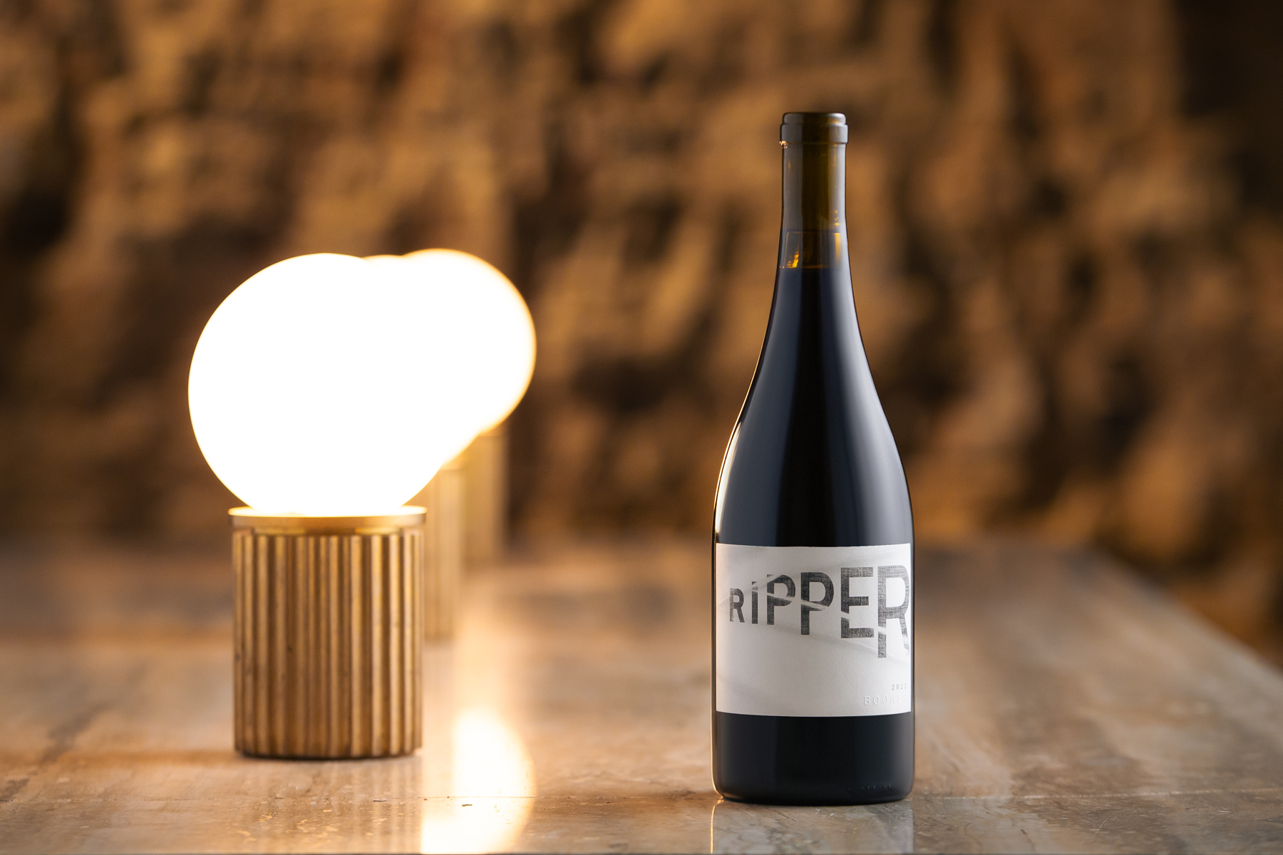 bottle of ripper wine